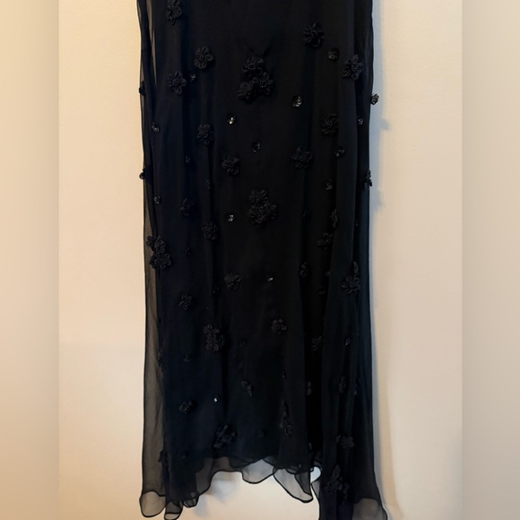 NWT Black Formal Scoopneck Gown - Picture 3 of 6